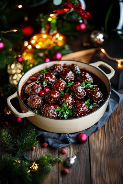 Christmas Meatballs Recipe - Insanely Good