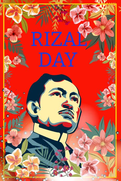 Rizal Day Flyer Template Postermywall