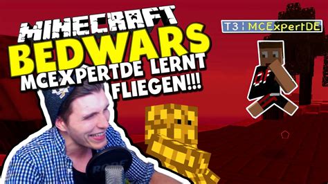 Mcexpertde Lernt Fliegen Xl Folge Minecraft Bedwars Woche Tag