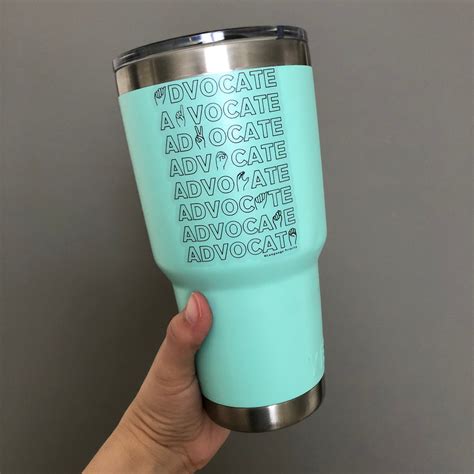 Advocate Sticker Clear Language Priority