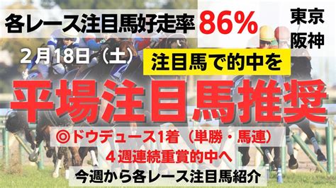 【平場厳選推奨】2023 2月18日 （土）2場全レース全頭診断＆予想 まさに有料級を無料w 4週連続重賞的中へ Youtube