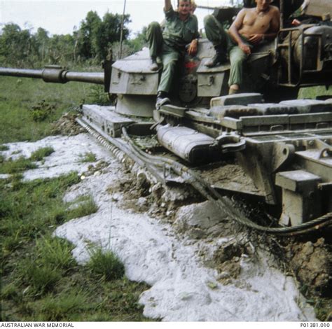 A Centurion Mkv1tank Of 1 Troop C Squadron 1 Armoured Regiment 1ar