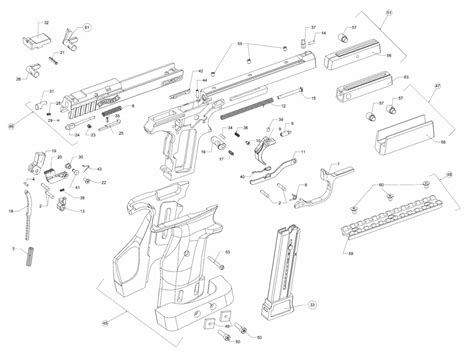 Walther CSP 22LR Reservedeler Deler Til Walther CSP 22LR Norma AS