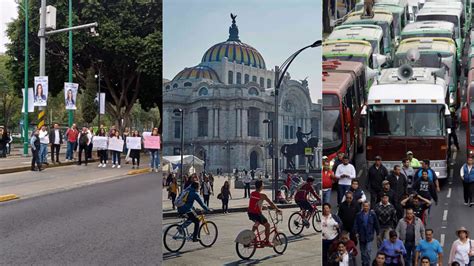 Estas Son Las Marchas Y Bloqueos Que Habr Hoy En La Cdmx