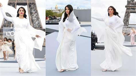 Agency News | Paris Fashion Week: Aishwarya Rai Bachchan Stuns in White ...