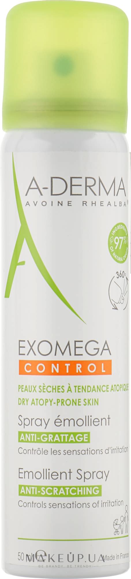 A Derma Exomega Control Emollient Spray Смягчающий спрей для сухой и