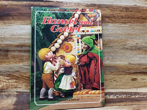 Hansel And Gretel A Puppet Storybook 1970 Board Book Etsy Vintage