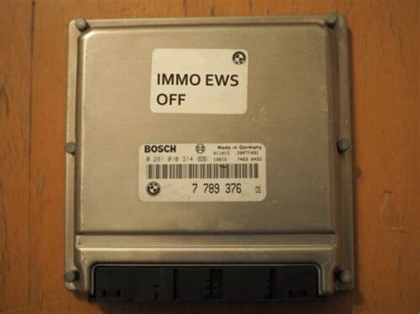 BMW E39 530d M57 M57D30 MANUAL ENGINE ECU DDE DME CONTROL UNIT