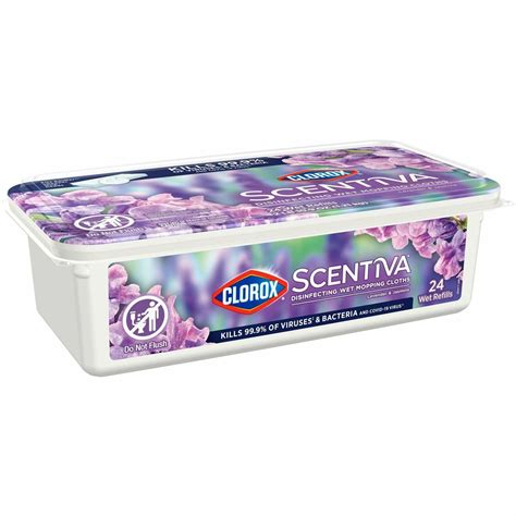 Clorox Scentiva Disinfecting Wet Mopping Cloths