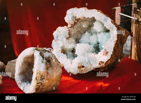 Goa India Indian Geodes Geode Stones On Local Goa Market Popular