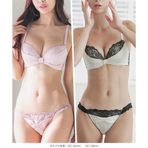 フランデランジェリー fran de lingerie 人気のふわ盛シリーズ ミルキーなサテン生地とレースがポイント ふわ盛サテン ブラジャーショーツセット返品不可商品 ピンク