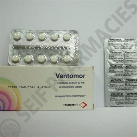 Vantomor Mg Disp Tab Seif Pharmacies