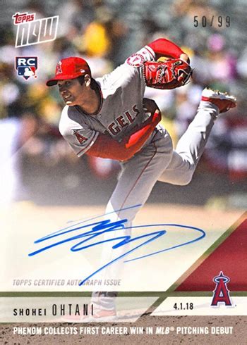 Shohei Ohtani Autograph Cards Guide And Gallery