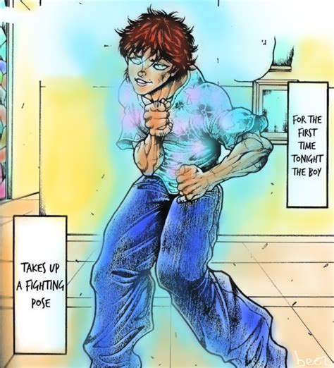 Baki Fighting Pose Colored : r/Grapplerbaki