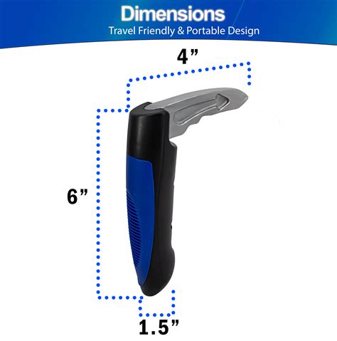 Automotive Standing Aid Cane Car Door Handle And Window Breaker For