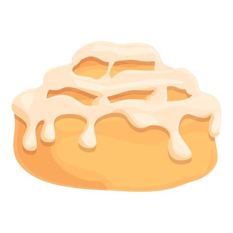 Premium Vector Cinamon Roll Bun Icon Cartoon Vector Pastry Food Sweet