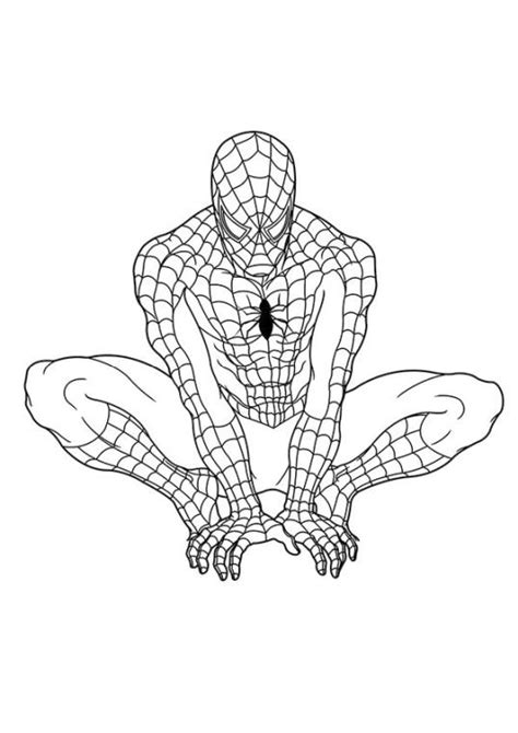Get This Superhero Coloring Pages Preschool Spiderman