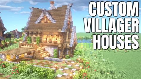 Minecraft Villager Houses Custom Minecraft Village With Custom