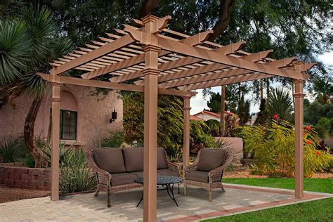 Low Maintenance Outdoor Composite Pergola Kits Unifloor