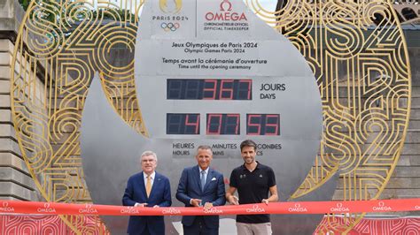 Omega Unveils Countdown Clock To Mark One Year To Go To Paris