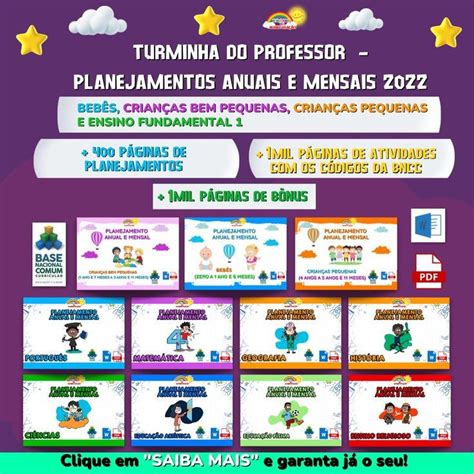 Saiu o novo planejamento de aula que vai facilitar sua vida ele é