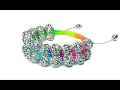DIY: Double bracelet Shambala / Двойной браслет Шамбала своими руками ...