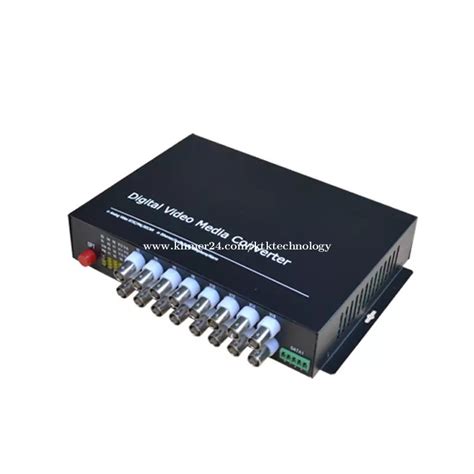 16 Ch Video Fiber Optical Media Converters 16 Bnc Transmitter Receiver