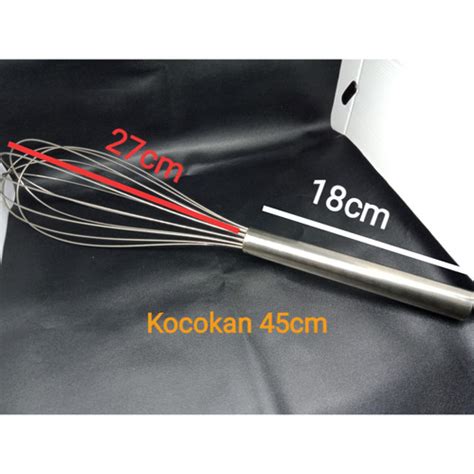 Jual Kocokan Telur Baloon Whisk 18 45 Cm Stainless Jakarta Barat