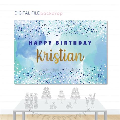 Christening Backdrop Etsy
