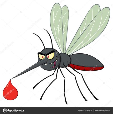 Dengue Mosquito Cartoon