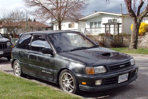 Old Parked Cars Vancouver: 1990 Toyota Starlet GT Turbo