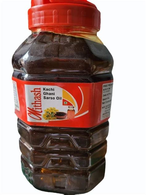 5 L Mithash Kachi Ghani Mustard Oil At Rs 585 Litre Kachi Ghani