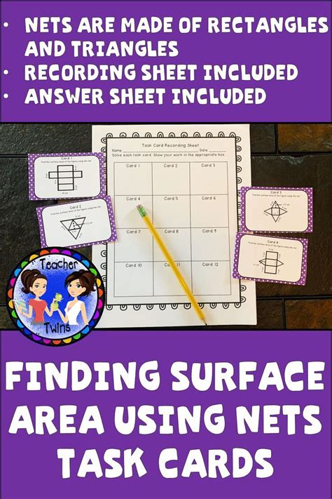Finding Surface Area With Nets Worksheet Answer Key
