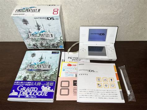 ヤフオク 動作品 Nintendo Dslite Ff3バージョン 元箱・取