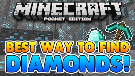 Best Way To Find Diamonds In Mcpe Find Diamonds In Less Than 5