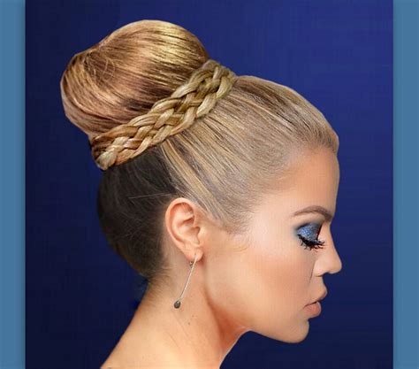 Bun Hairstyle With Crown