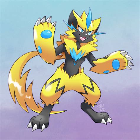 Zeraora Arrives! by raizy on DeviantArt