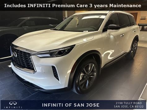 New 2024 INFINITI QX60 LUXE AWD CROSSOVER In San Jose RC330576