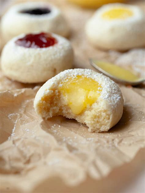 Gluten Free Shortbread Thumbprint Cookies Artofit