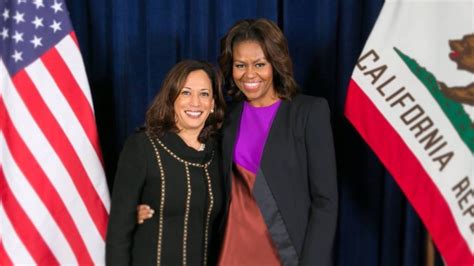 Kamala Harris Parabeniza Michelle Obama Por Aniversário Nosso País