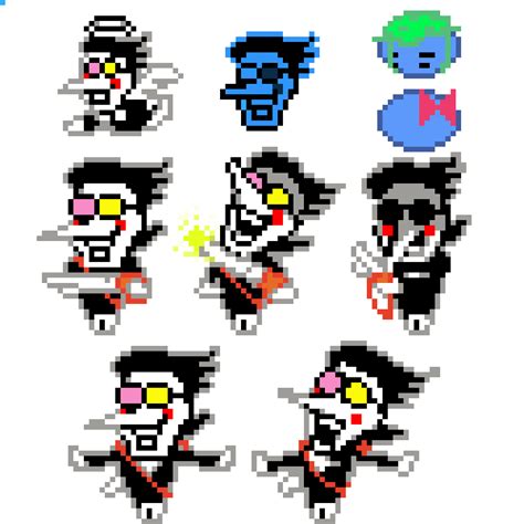 Pixilart Spamton With Gun By Manofpipis1997