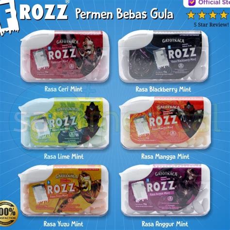 Jual Frozz Permen Bebas Gula 15gr Permen Mint Candy Mint All Varian