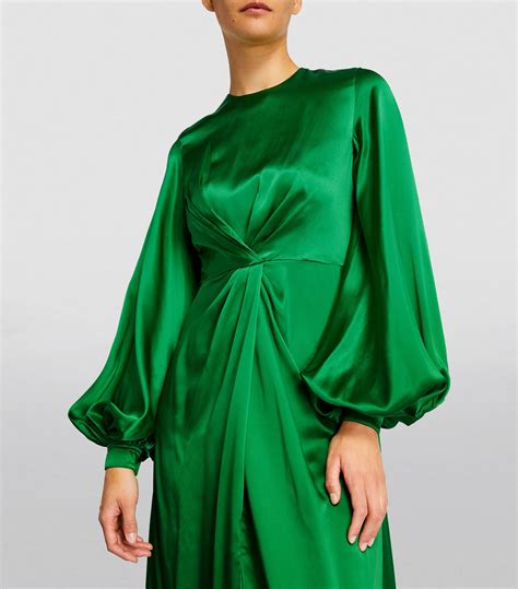 Womens Estott Green Silk Calypso Maxi Dress Harrods Uk