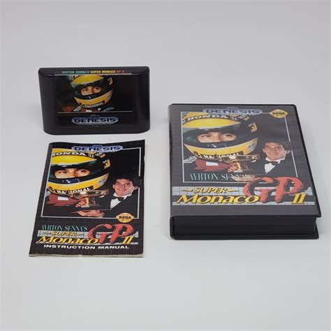 Ayrton Senna S Super Monaco GP II Value GoCollect Sega Genesis