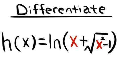 Derivative Of Ln X Sqrt X 2 1 Calculus 1 Tutorial YouTube