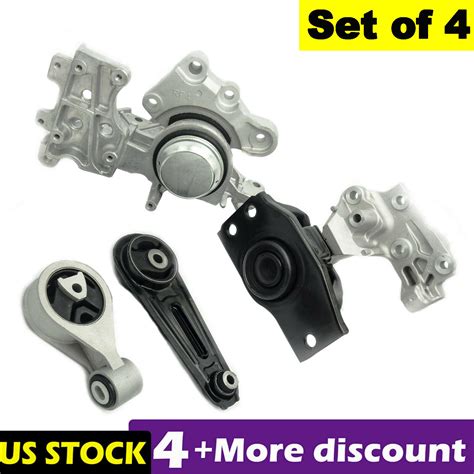 Engine Motor Trans Mount Set 4 Fit For 2008 2009 2010 2013 Nissan