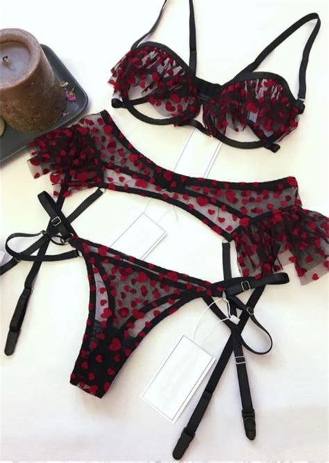 Sexy Hearts Underwear Lingerie Set KoKo Fashion Online Store Powered By Storenvy