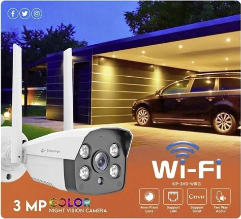 SECUREYE 3 MP 4G WiFi LAN Bullet Camera With Color Night Vision At Rs