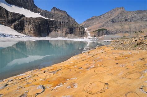 Tony Hochstetler Grinnell Glacier And Upper Grinnell Lake Glacier