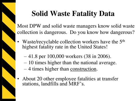 Ppt Practical Safety Tips For Municipal Solid Waste Departments